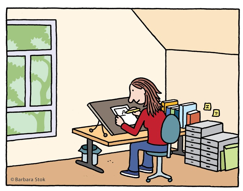 Werkkamer Barbara Stok