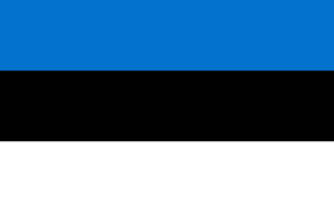 vlag: driekleur van blauw/zwart/wit