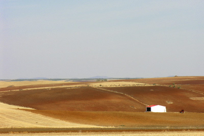 Spaans, dor landschap